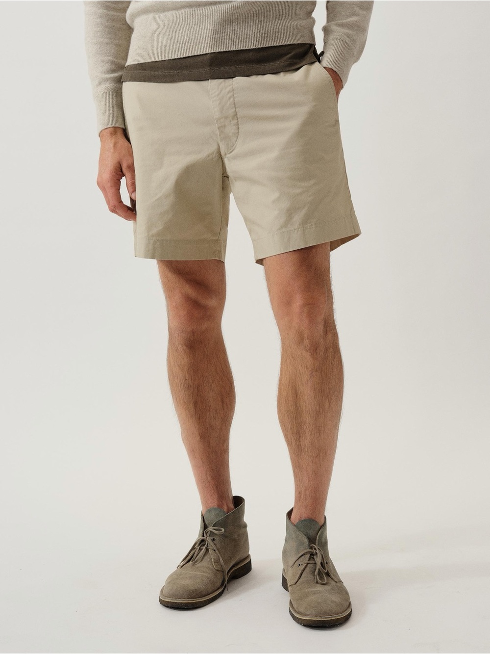 Buck Mason Sand Venice Wash Parachute Poplin Carry-On 6.5″ Men Short Size 31 NWT